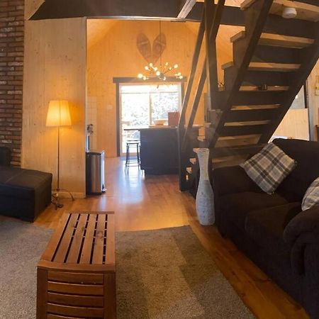 Le Jazz- Chalet Rustique/Chic Avec Spa Notre-Dame-Des-Bois Exterior foto