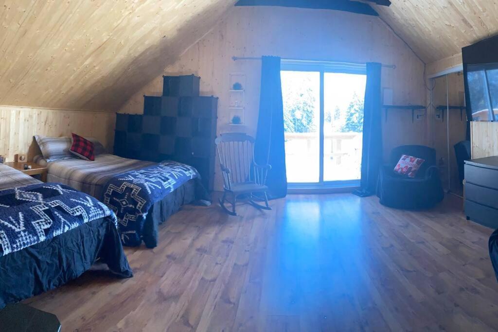 Le Jazz- Chalet Rustique/Chic Avec Spa Notre-Dame-Des-Bois Exterior foto
